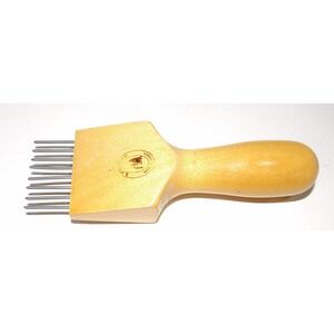 Leclerc Weaving Beater Tapestry Fork Maple Wood Metal Tines Made in Canada
